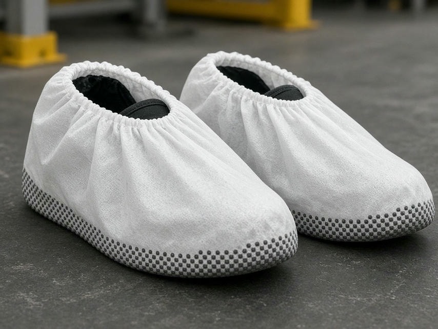 Cubrezapatos antideslizantes para uso industrial