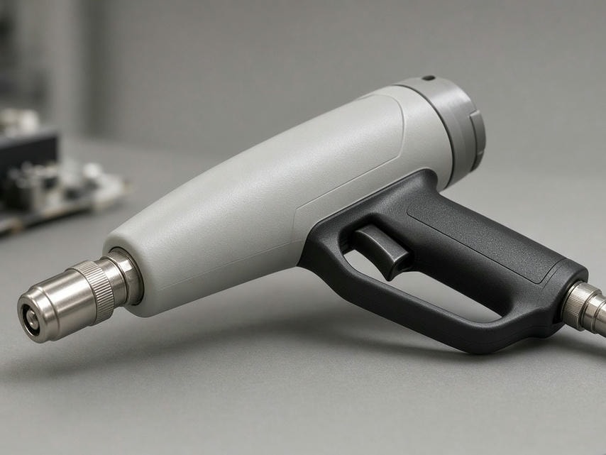 Pistola ionizante para limpieza y control electrostático